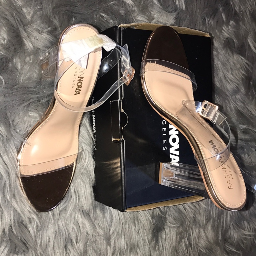 The glass slipper rose gold